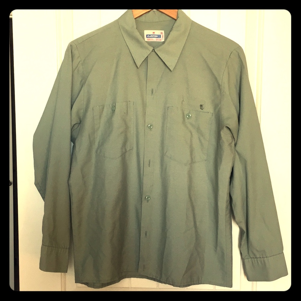 Vintage mechanics button down